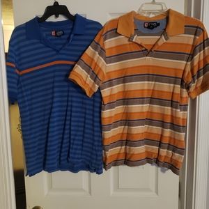 Pair of chaps polo shirts.    Both Size lg